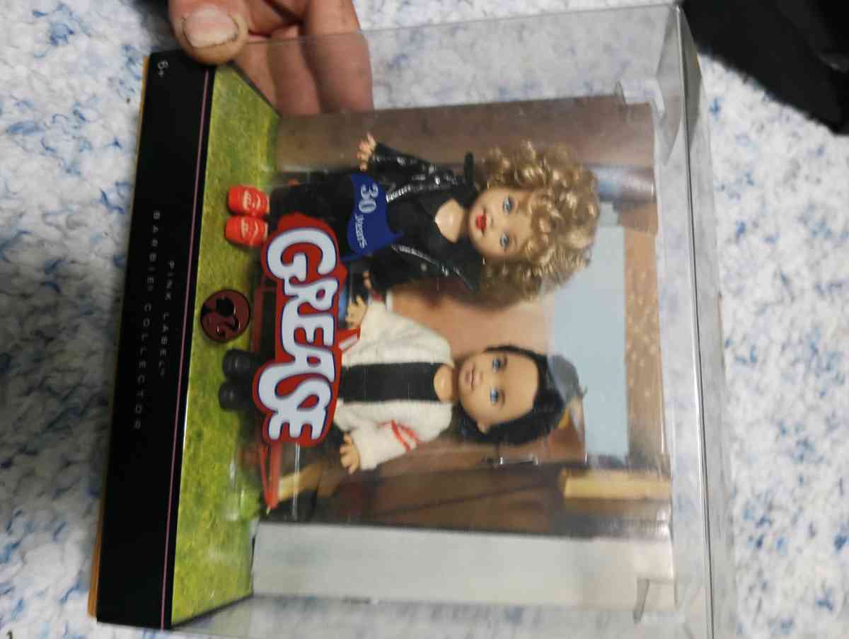30 year of the movie Grease featuring Sandy and Danny dolls - Akron, Ohio - FleaMarketBay