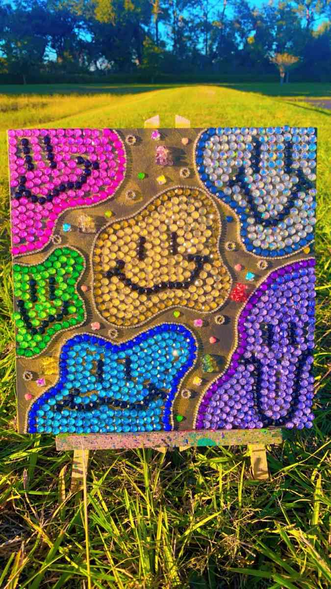 Smiley canvas - Lake Mary, Florida