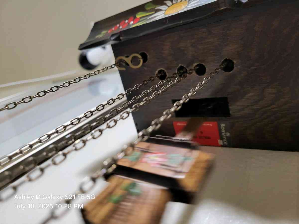 1970s vintage German cuckoo clock with pine cones and pineap - Green Bay, Wisconsin - FleaMarketBay