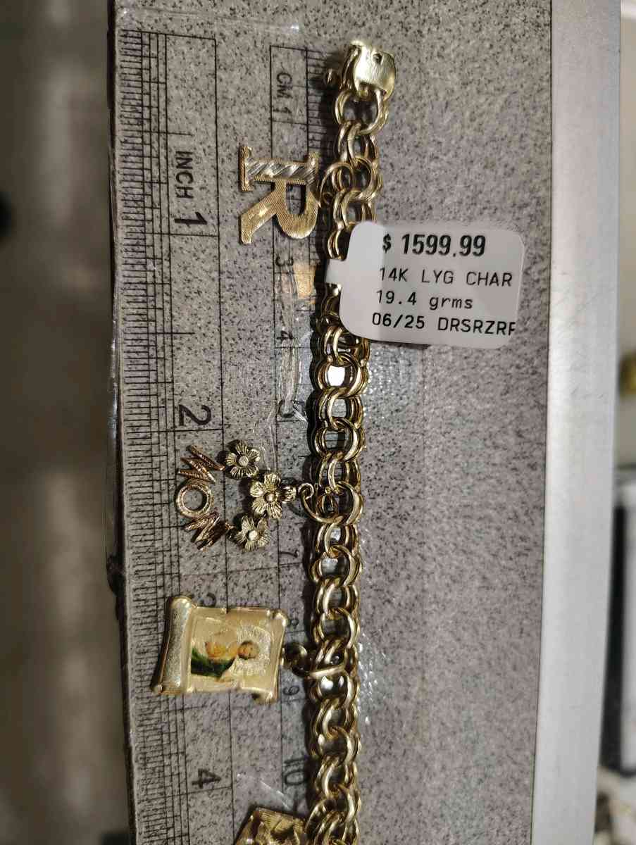Chino Link Charm Bracelet - Houston, Texas - FleaMarketBay