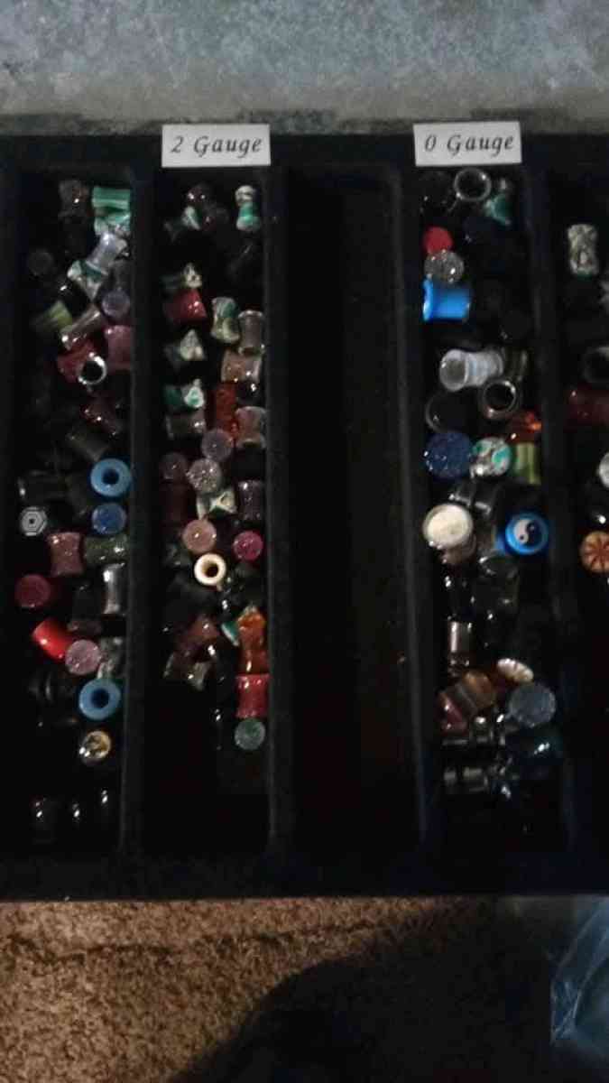 ear gauges from start to 1 - Hagerstown, Maryland - FleaMarketBay