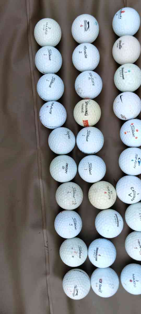 Mixed Brand Used Golf Balls - Norristown, Pennsylvania - FleaMarketBay
