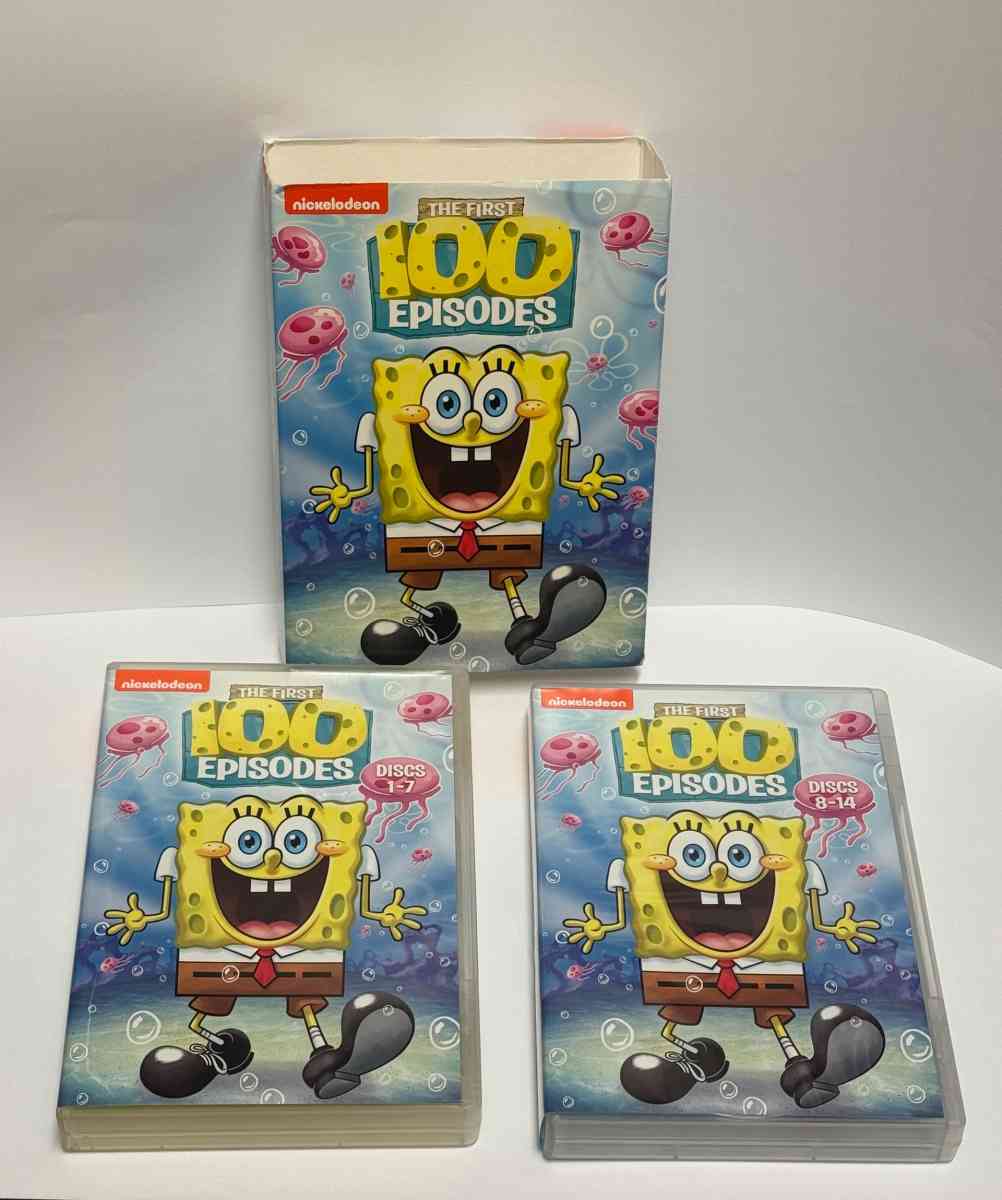 SpongeBob SquarePants The First 100 Episodes  14Disc DVD Set - Naples, Florida - FleaMarketBay