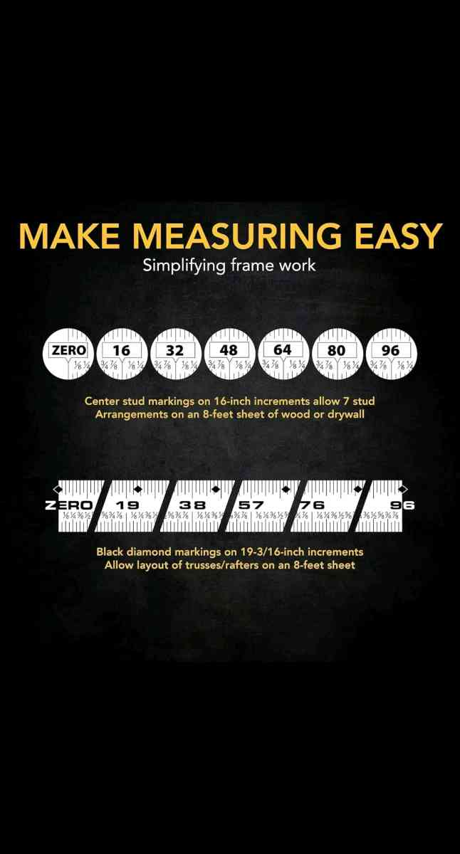 4Pack LX 204 25Ft75M Tape MeasureDualock Autolock1Inch Wide - Brooklyn, New York - FleaMarketBay