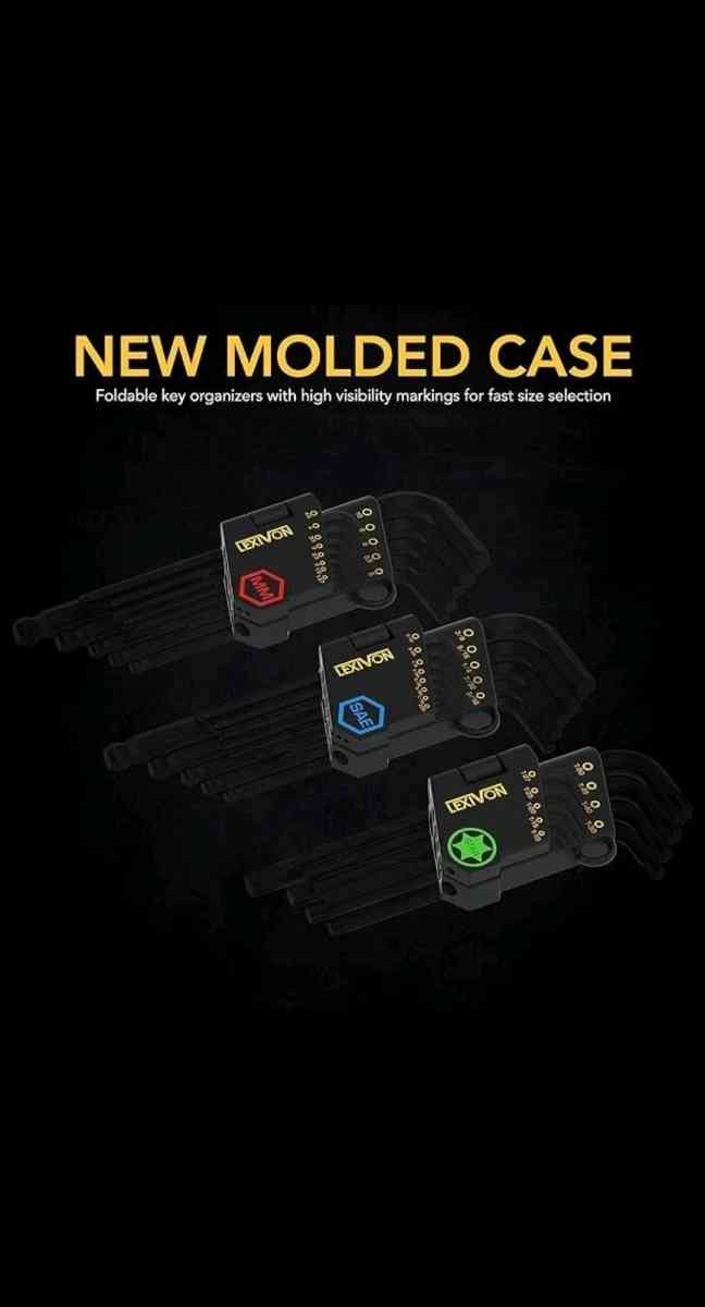 LEXIVON Master Wrench Key Set 35Pc Long Arm Ball End Hex Key - Brooklyn, New York - FleaMarketBay