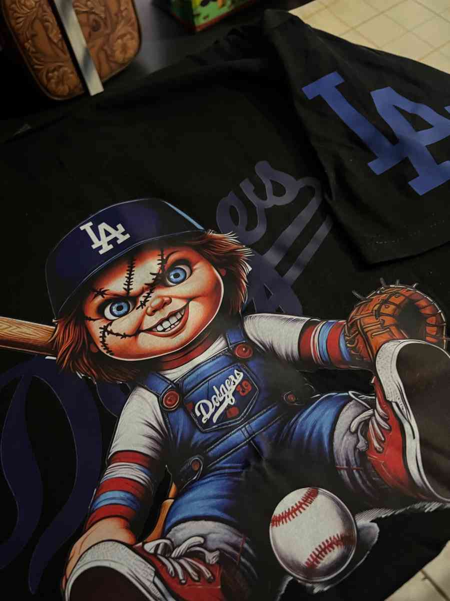 chuky and Tiffany dodgers shirt - Las Vegas, Nevada - FleaMarketBay
