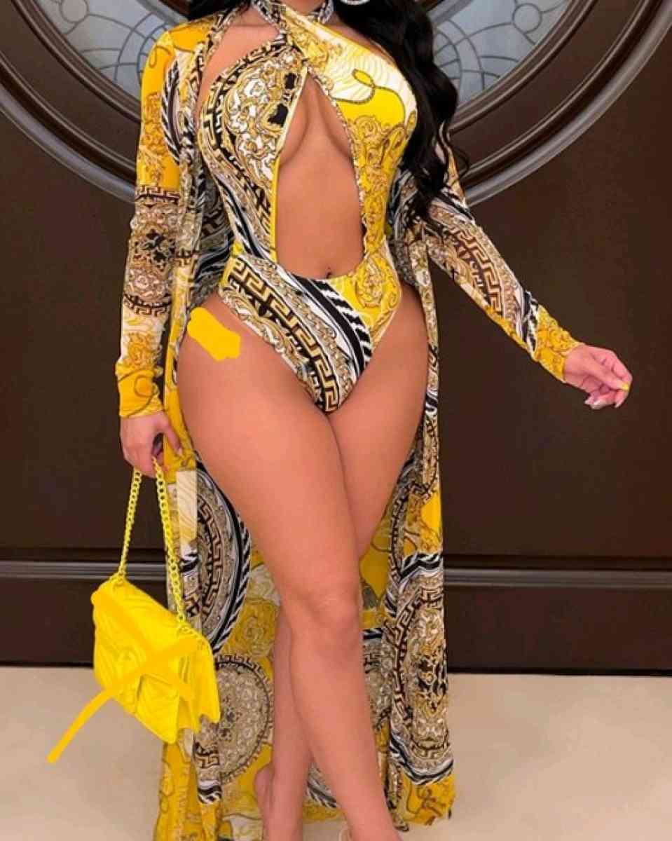 1pc swimsuit with Long Cover up - Las Vegas, Nevada