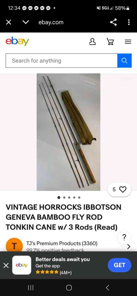 horrocks ibbtson bamboo flyrod - Pensacola, Florida
