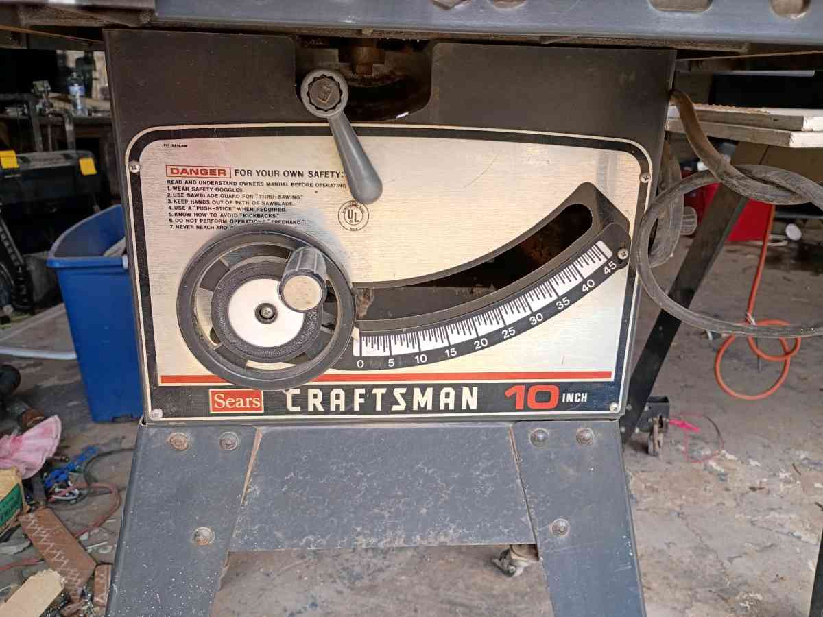 Craftsman Saw Table small - El Paso, Texas - FleaMarketBay
