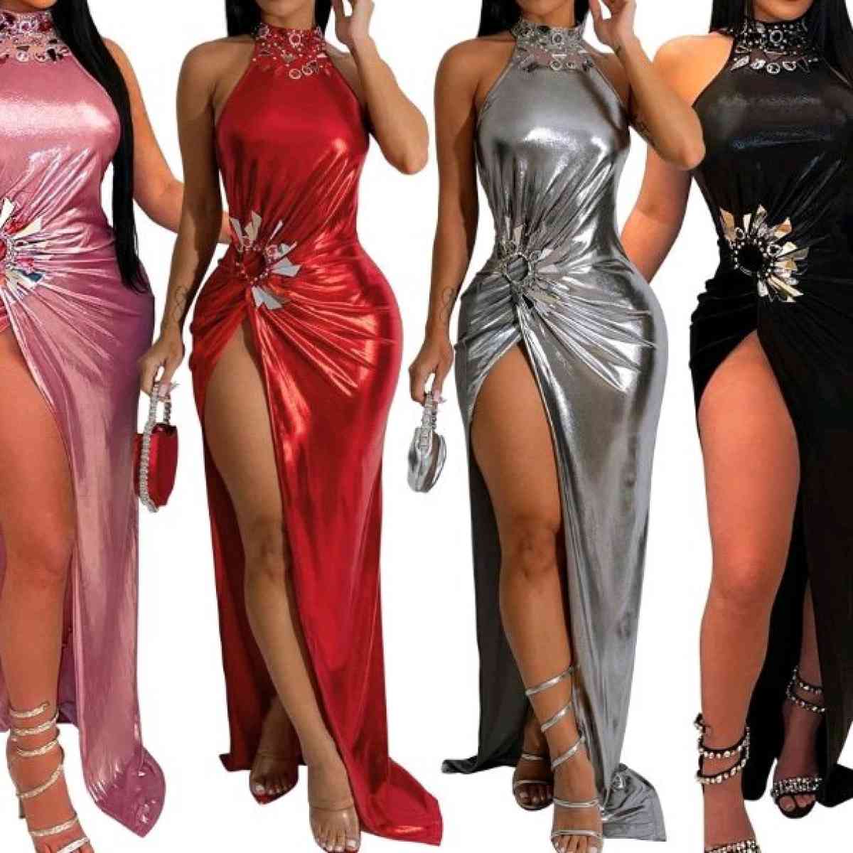 long high split Silver Color left - Las Vegas, Nevada