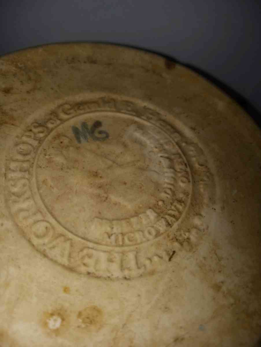 vintage blue white sponge bowl - Merry Hill, North Carolina - FleaMarketBay