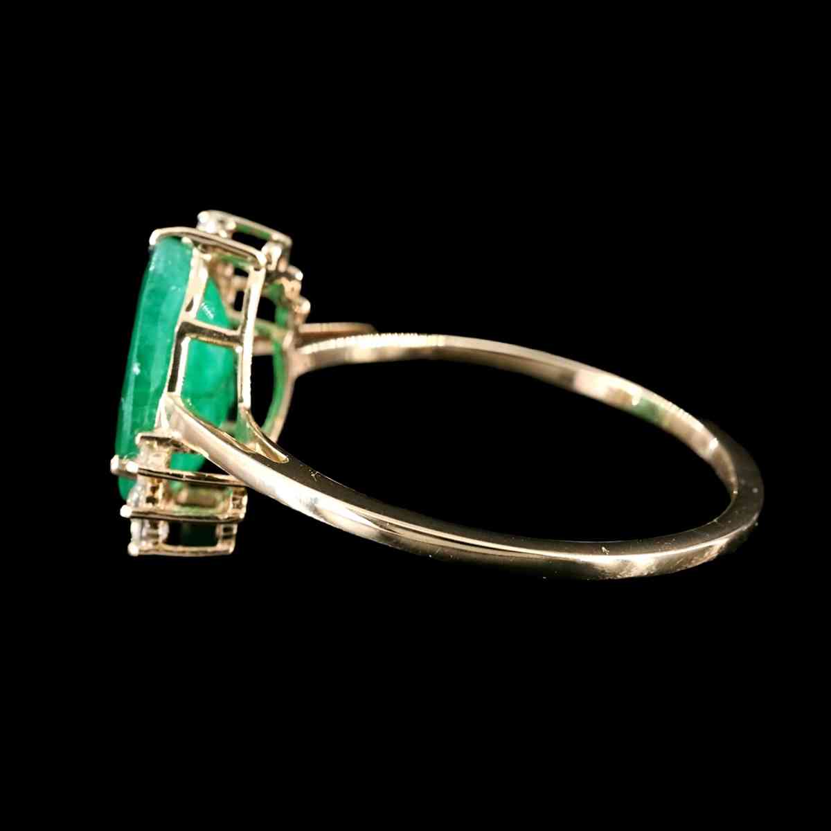 14K Genuine Emerald 1940s ring - Henderson, Nevada - FleaMarketBay