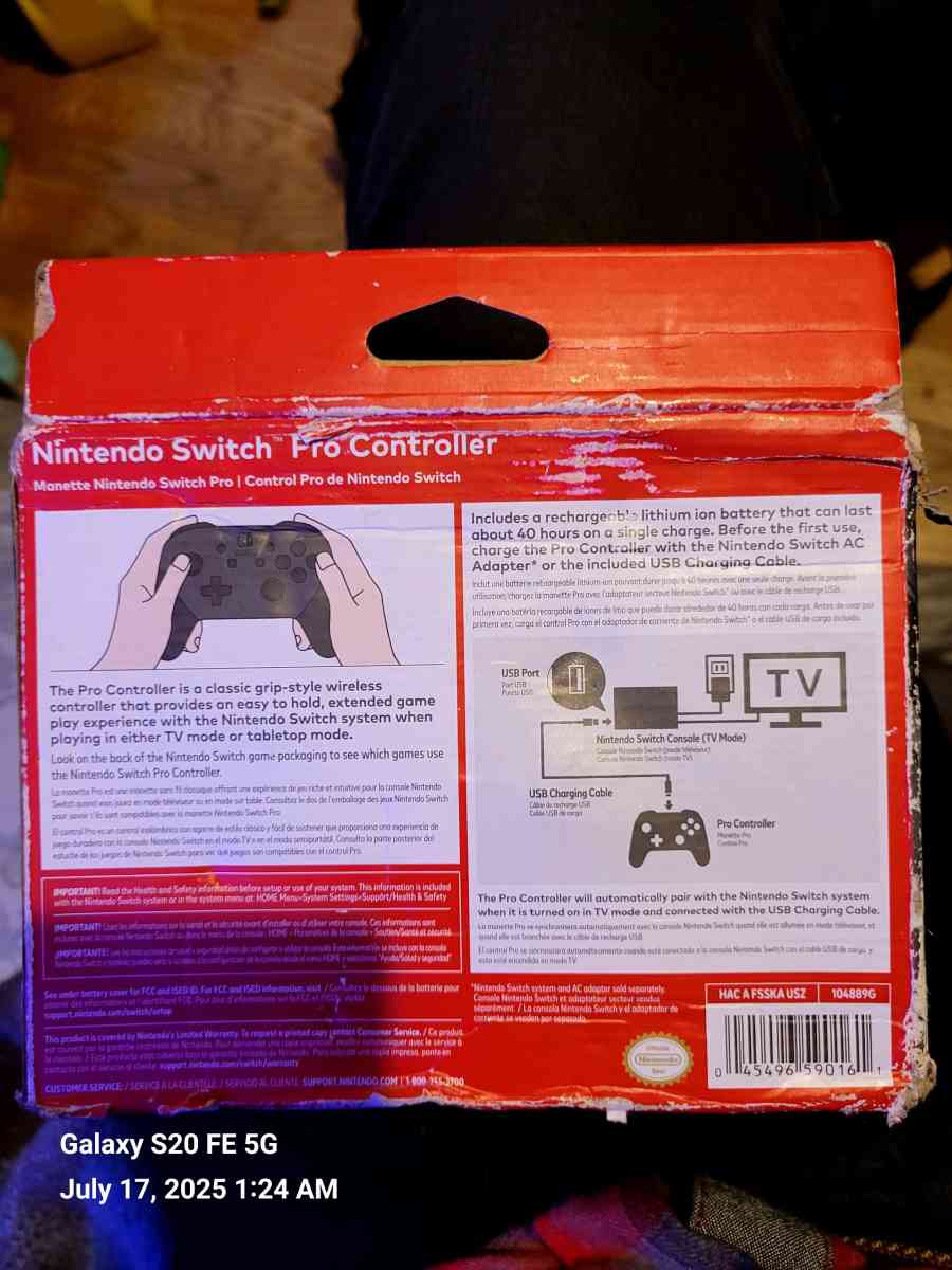 Nintendo switch pro controller - Denver, Colorado - FleaMarketBay
