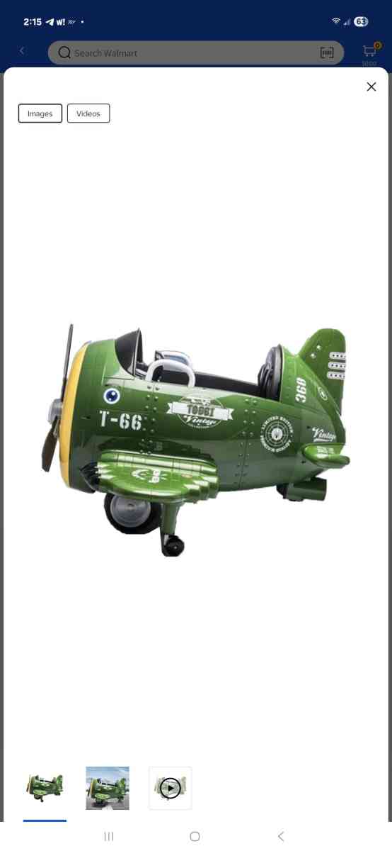 tobbi 12V Electric Toy Airplane Battery Powered Kids Ride on - Poplarville, Mississippi - FleaMarketBay