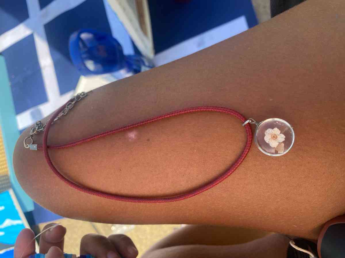 flower in a crystal necklace - Fort Worth, Texas