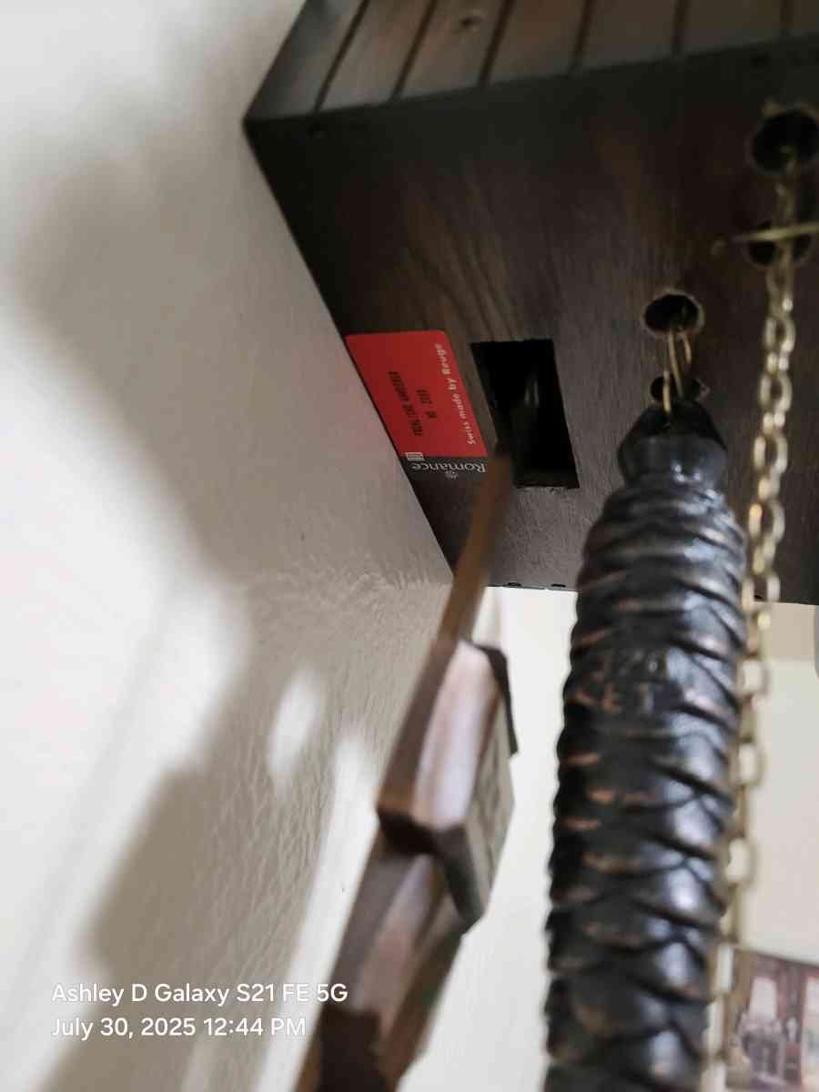 1970s vintage German cuckoo clock with pine cones and pineap - Green Bay, Wisconsin - FleaMarketBay