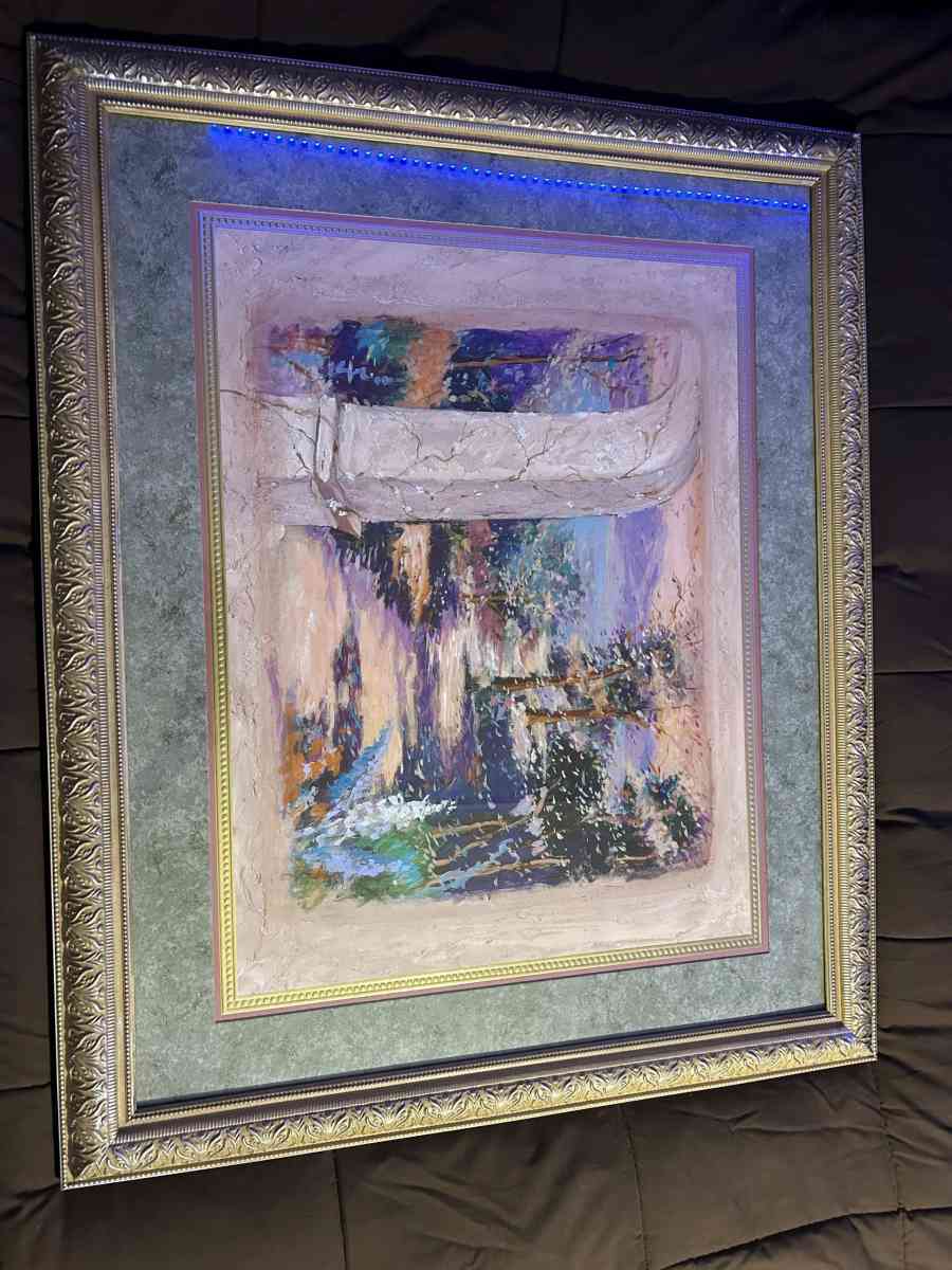 gold frame vintage painting - Birmingham, Alabama - FleaMarketBay