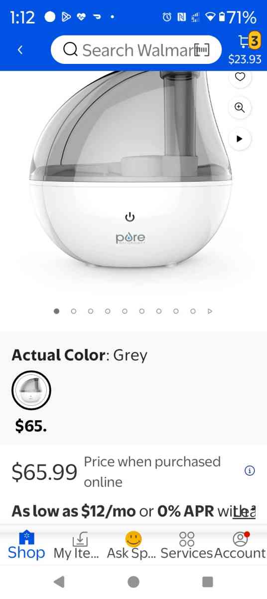 pure enrichment humidifier - Tulsa, Oklahoma - FleaMarketBay