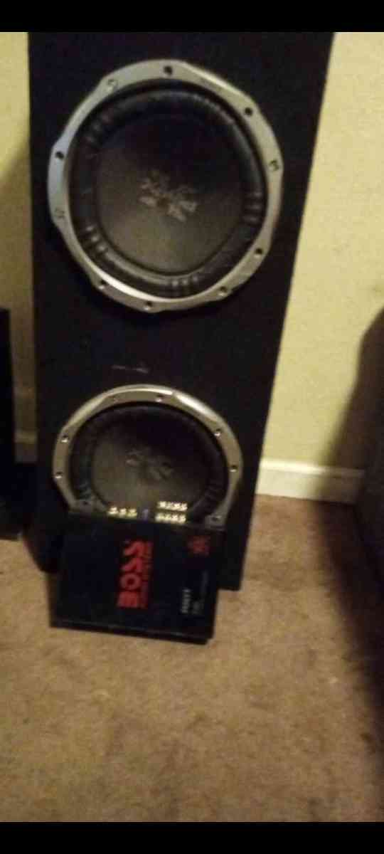 bocina para carro Sony xplod 2 de 12 buffer - Alameda, California - FleaMarketBay