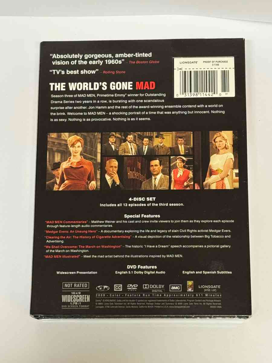 MADMEN Season 1 2 3 4 5 - Naples, Florida - FleaMarketBay