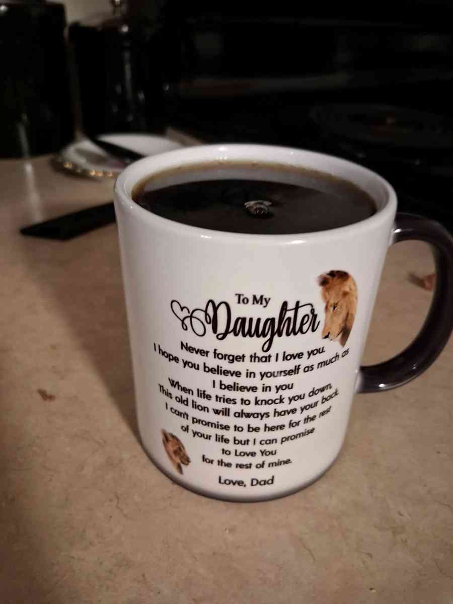 Thermal father to daughter mug - Comstock, Michigan - FleaMarketBay