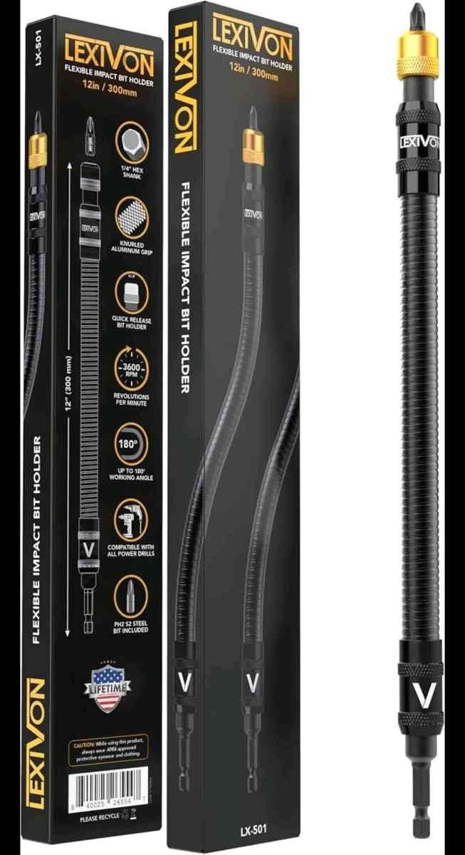 LEXIVON Drill Bit Holder 12Inch Extension QuickRelease with - Brooklyn, New York - FleaMarketBay