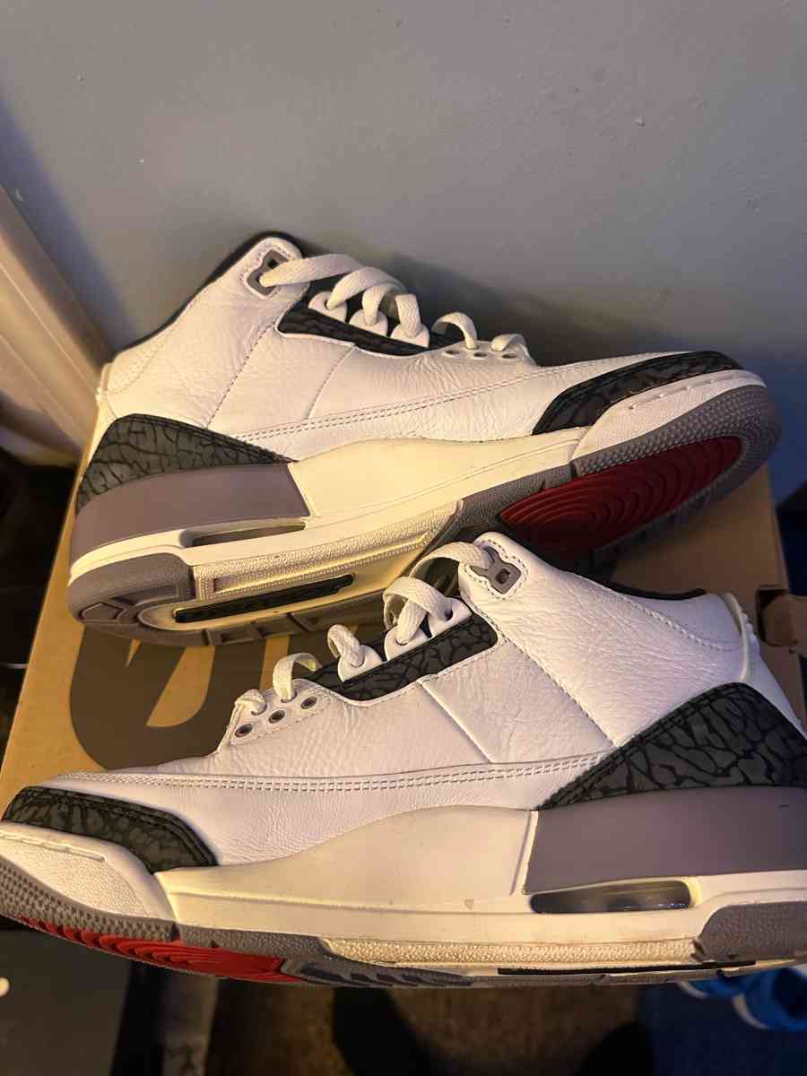 jordan 3 grey cement size 9 - Goodlettsville, Tennessee - FleaMarketBay