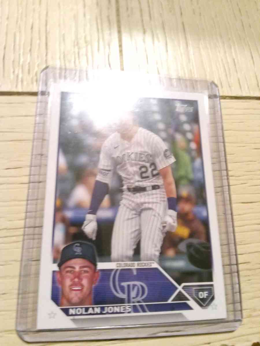 2 card rookie lot of Nolan Jones and Miguel Vargas topps - Milwaukee, Wisconsin - FleaMarketBay