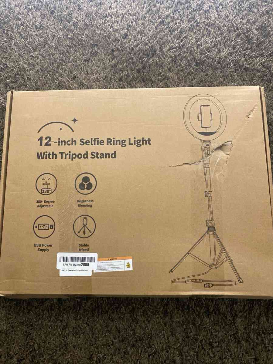 12 Ring Light with 63 extendable Tripod Stand Selfie RingLig - Adelanto, California