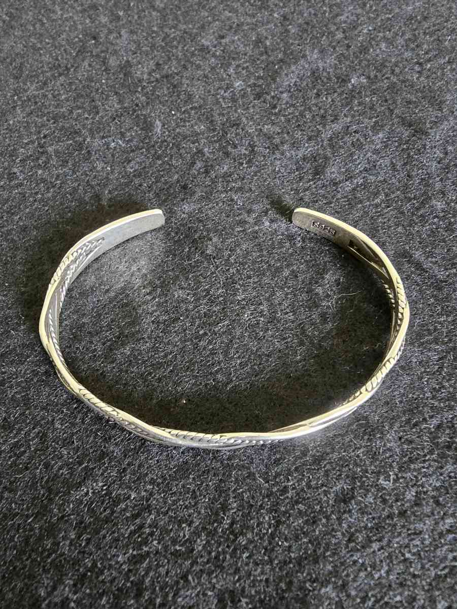 S925 Sterling Silver Woven Bracelet