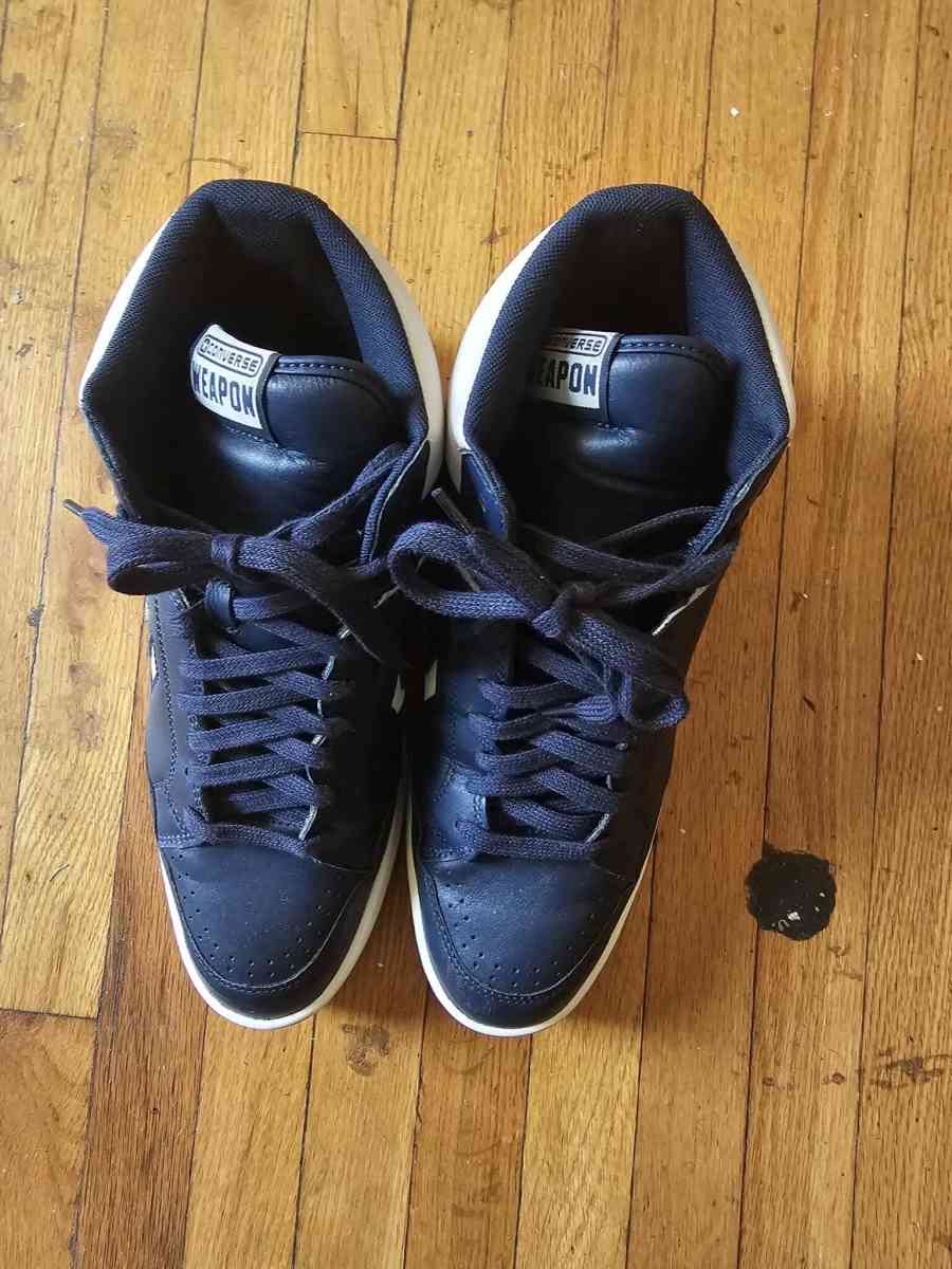 Converse Weapons Navy High Top Sneakers - West Orange, New Jersey - FleaMarketBay