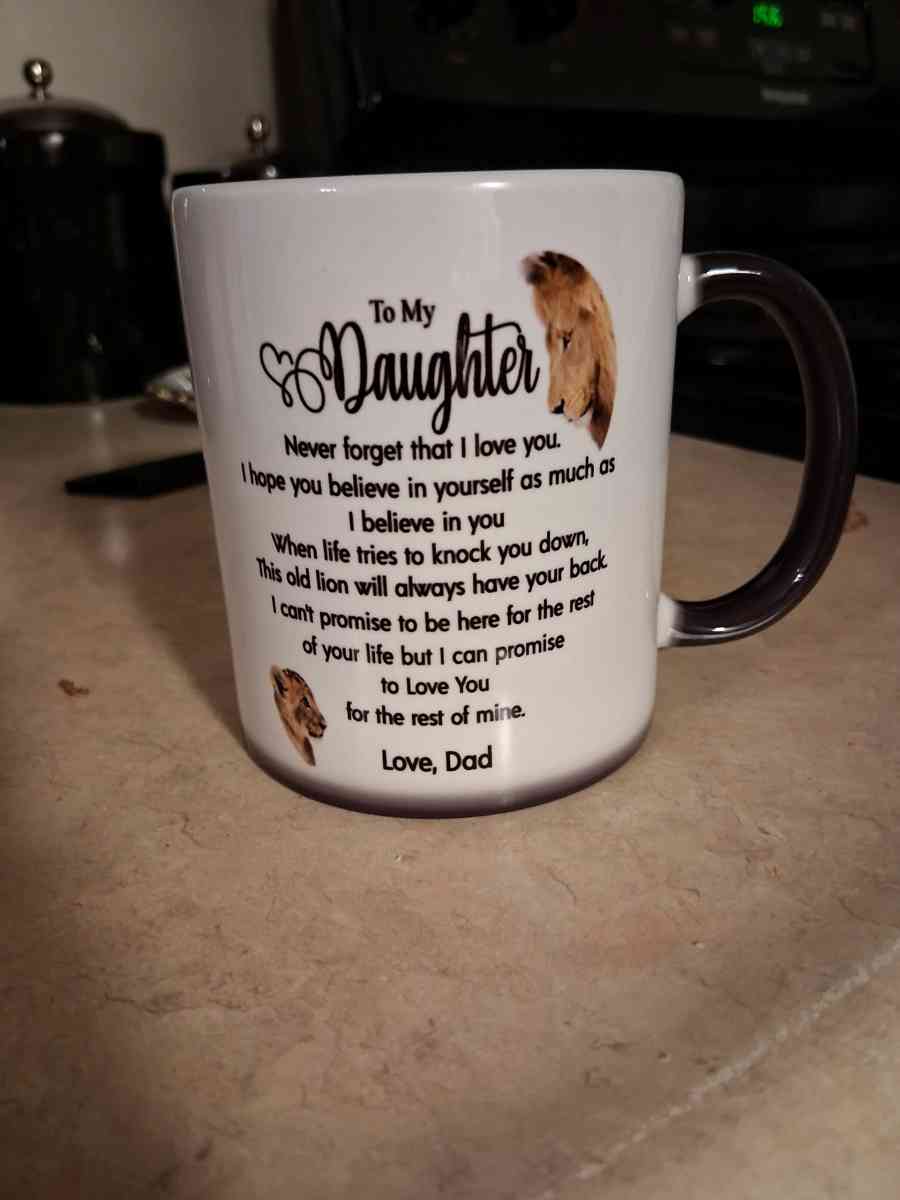 Thermal father to daughter mug - Comstock, Michigan