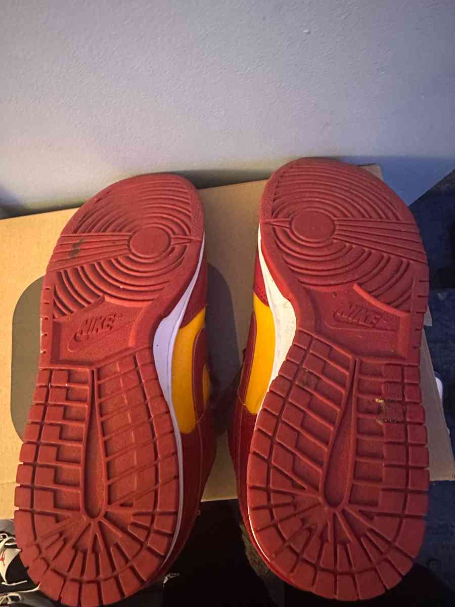 nike dunk low usc size 8 in half - Goodlettsville, Tennessee - FleaMarketBay