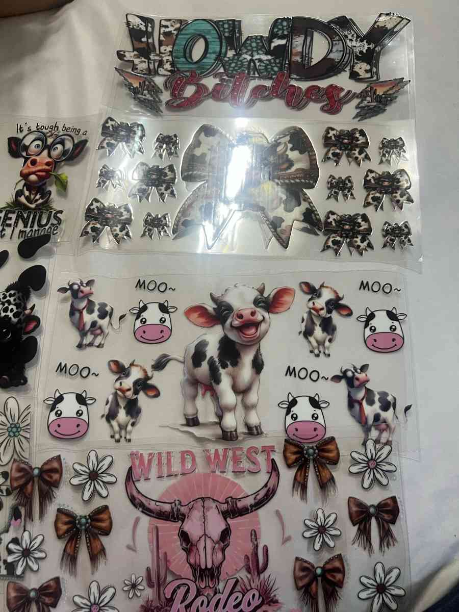 cow tumblers with a highland topper - Las Vegas, Nevada - FleaMarketBay