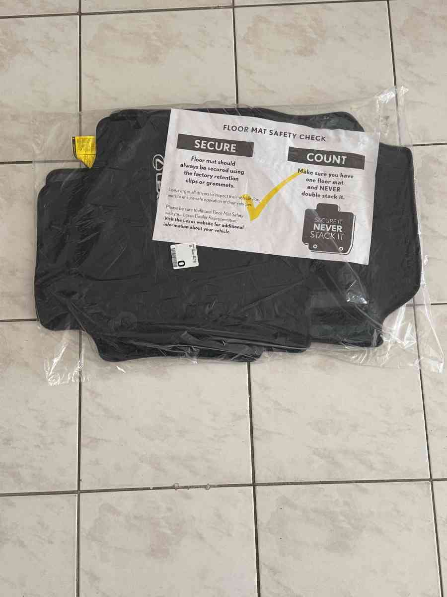 Lexus 20222025 NX250350h450h Genuine Black Carpet Floor Mats - Naples, Florida - FleaMarketBay