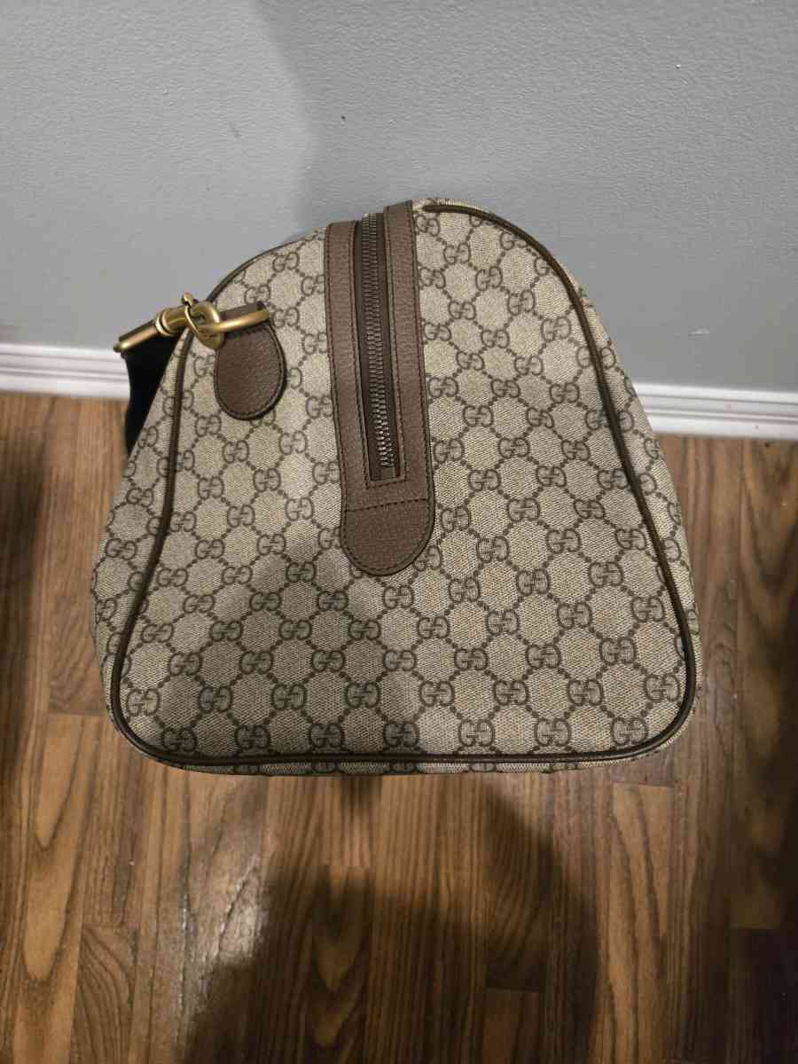 Gucci GG Large Duffle Bag Canvas Beige - Carmel, Indiana - FleaMarketBay
