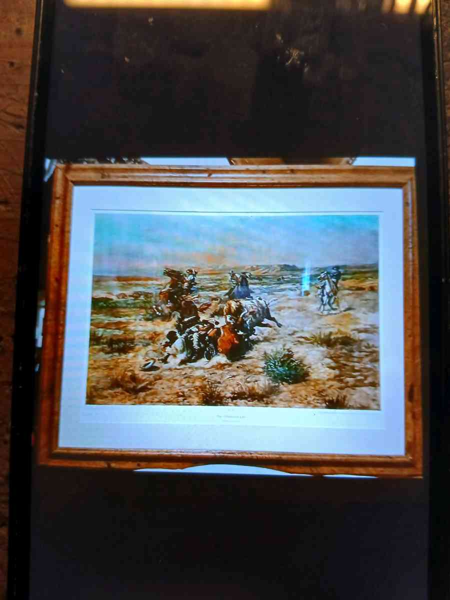 Framed Western Prints - Dallas, Texas - FleaMarketBay