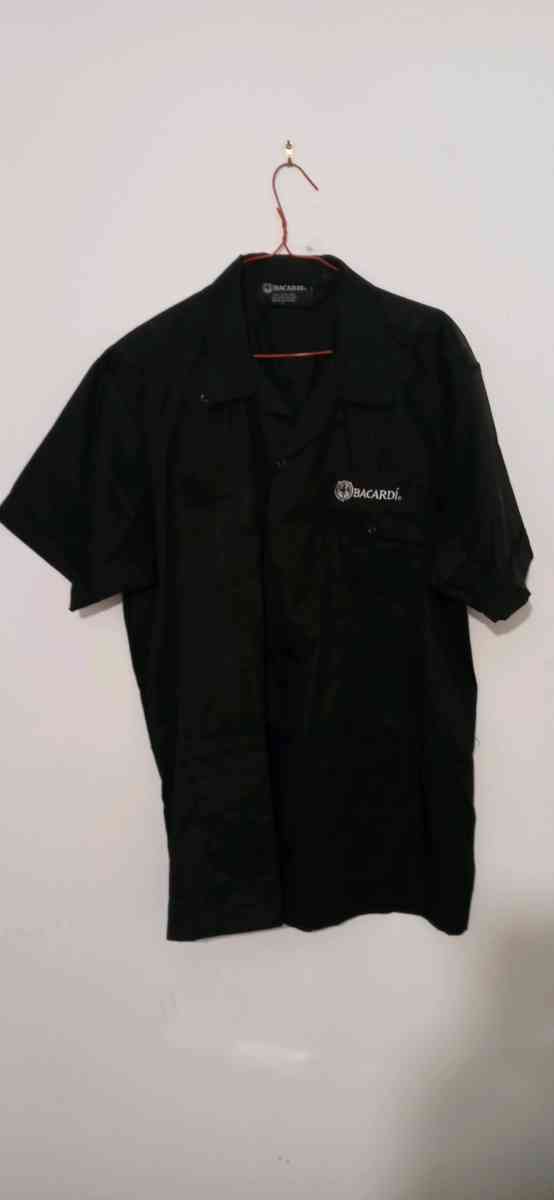 Mens Bacardi Short Sleeve Button Down Shirt - Dane, Wisconsin