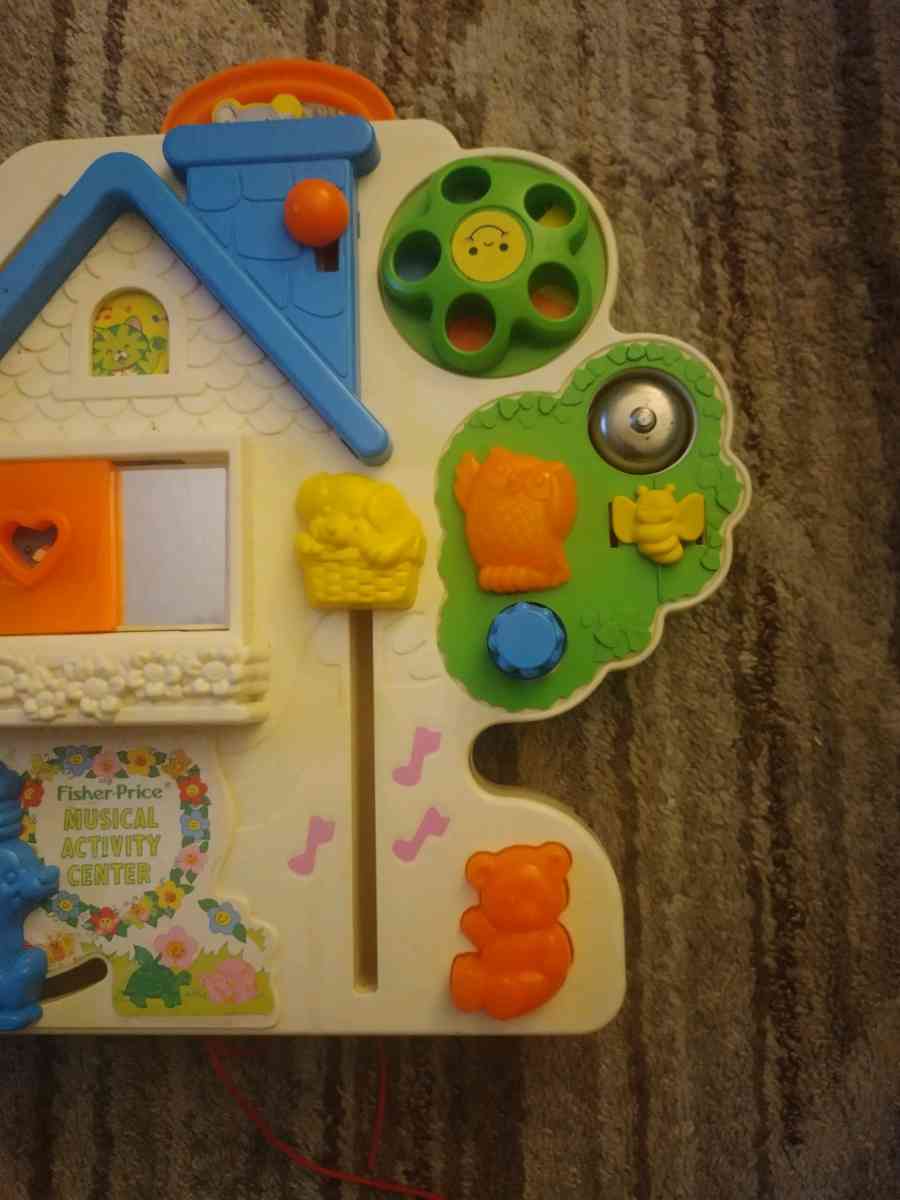 Vintage 1985 Fisher Price Musical Activity Center Baby Crib - Abington, Pennsylvania - FleaMarketBay