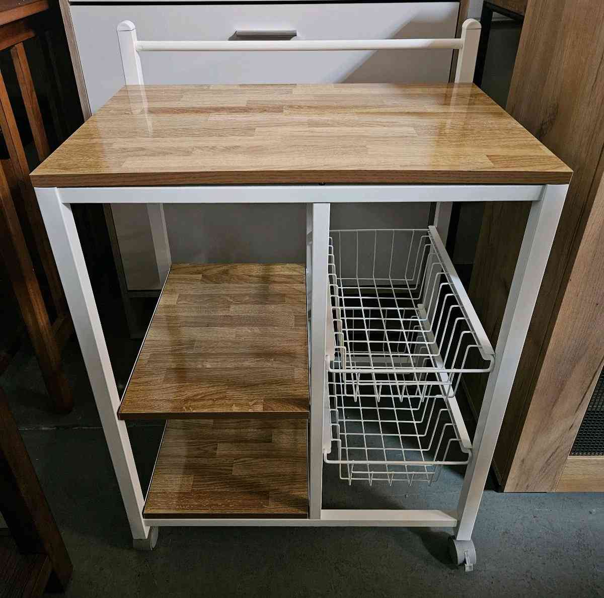 Utility microwave kitchen cart - San Leandro, California
