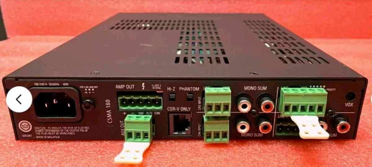 JBL CSMA 180 4 Channel 80W Mixer Amplifier  Black NEW In Box - North Las Vegas, Nevada - FleaMarketBay