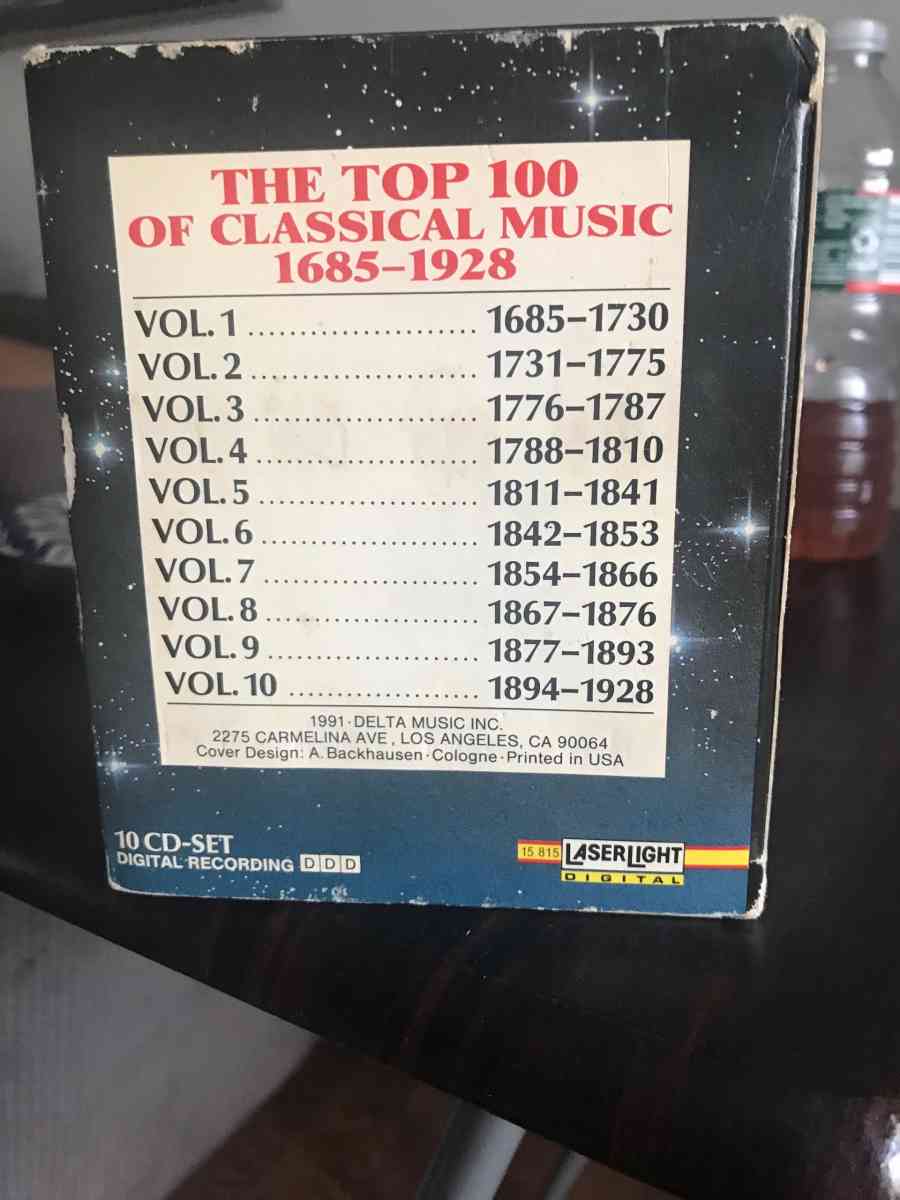 classical CD set 1685 1928 Bach Mozart and more