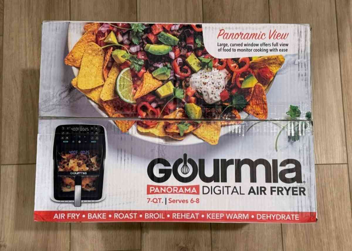 New Gourmia Panorama 7QT Digital Air Fryer - Los Angeles, California - FleaMarketBay