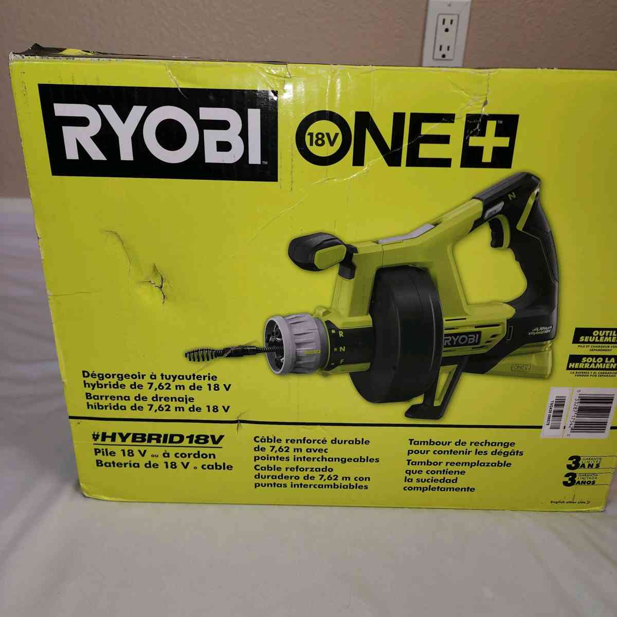 RYOBI ONE 18V HYBRID DRAIN AUGER TOOL ONLY - Las Vegas, Nevada - FleaMarketBay