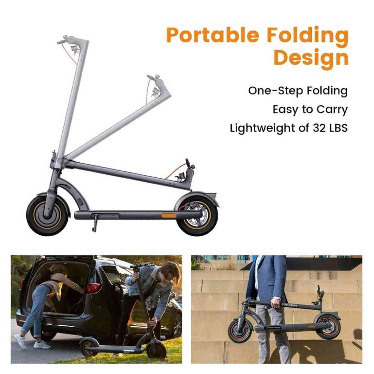 navee N40 electric scooter new charger Bluetooth lock with c - Minneapolis, Minnesota - FleaMarketBay