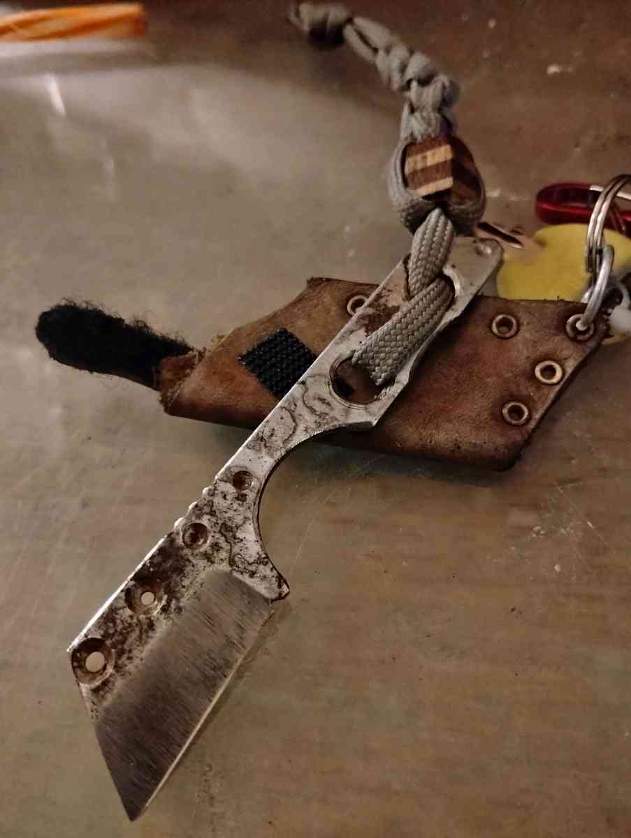 handcrafted custom made fixed blade utility knife - Colorado Springs, Colorado - FleaMarketBay