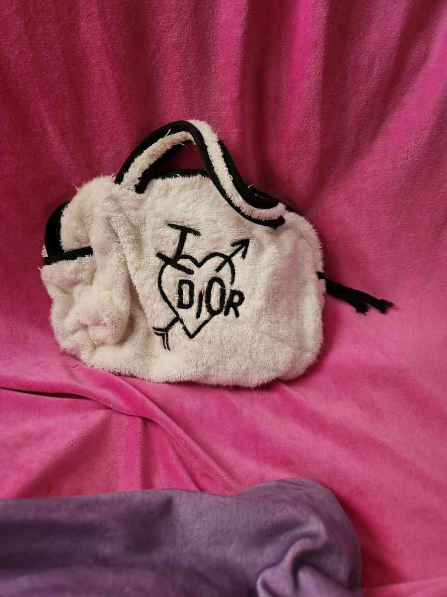 Dior Terry cloth muni satchel