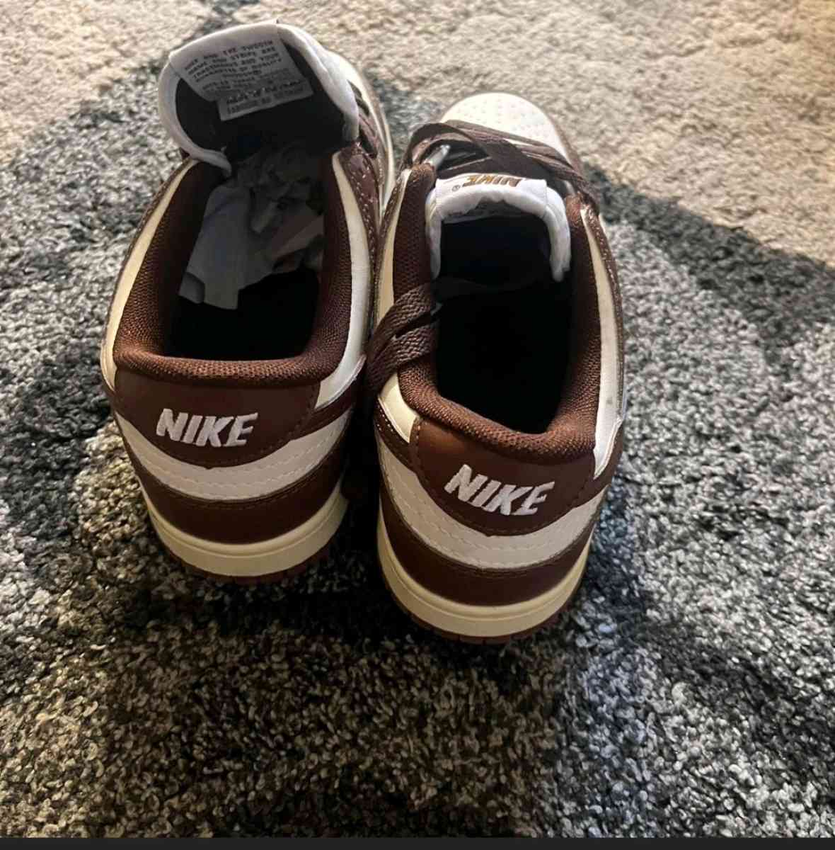 Nike Mens Chocolate Brown and white - Frederick, Maryland - FleaMarketBay
