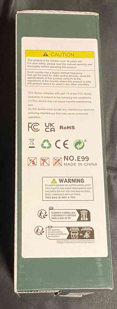 E99 Drone with Camera Foldable RC Quadcopter Drone Remote Co - Syracuse, New York - FleaMarketBay