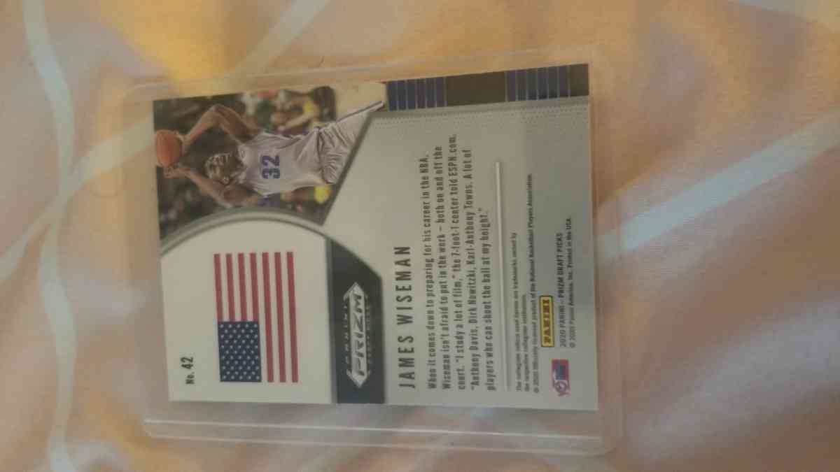 2020 Panini Prizm James Wiseman Rookie Cards - Hudson, New Hampshire - FleaMarketBay